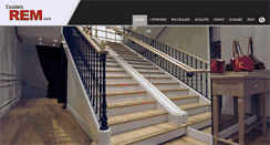 Desktop Screenshot of escaliers-rem.com