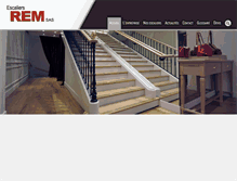 Tablet Screenshot of escaliers-rem.com